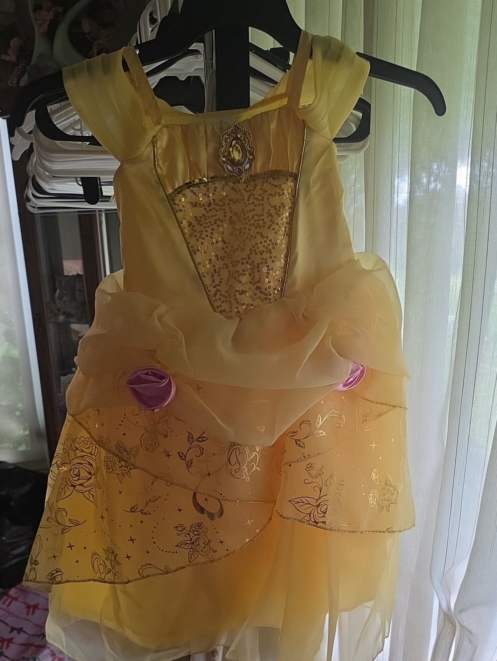 Disney Store Belle Costume Dress for Kids Belle Costume Dress Yellow Girls 3T
